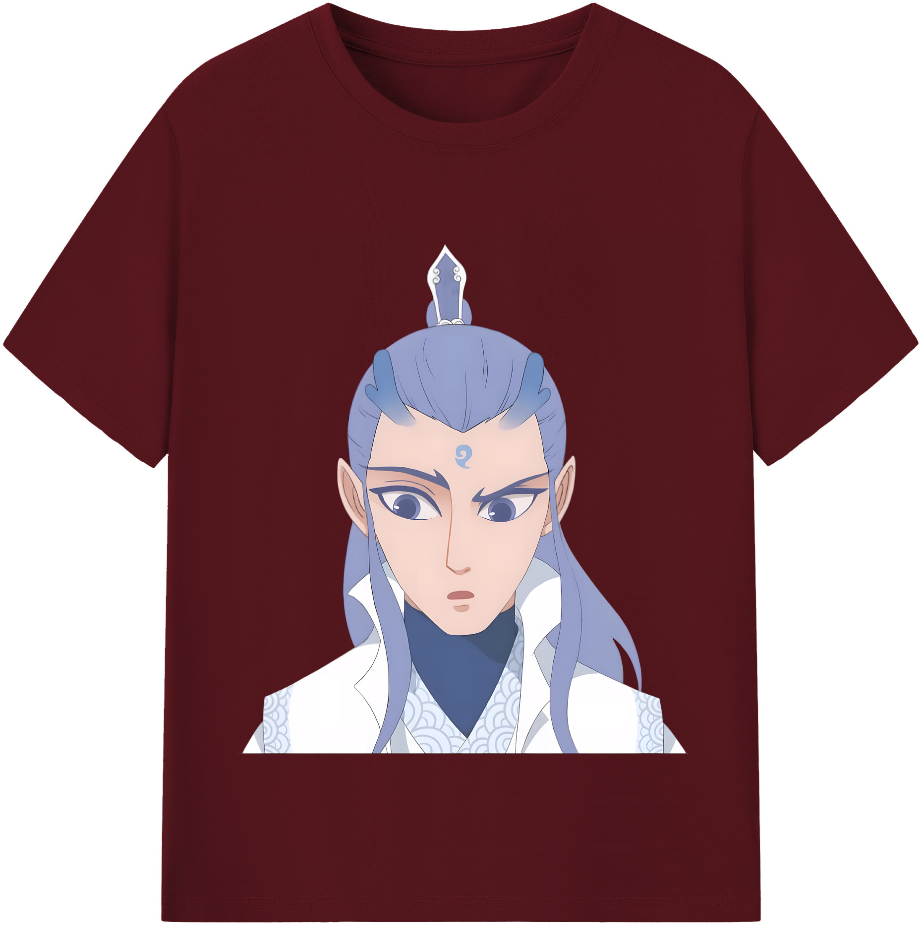 （画像用） Ne Zha 2 ナタ 魔童の大暴れ 綿100％半袖Tシャツ（フロントプリント）